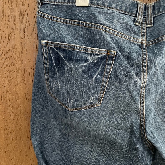 a.n.a Blue Denim Boyfriend Shorts - Picture 8 of 8